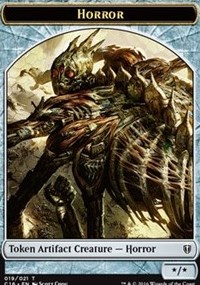 (image for) Horror // Thopter Double-sided Token